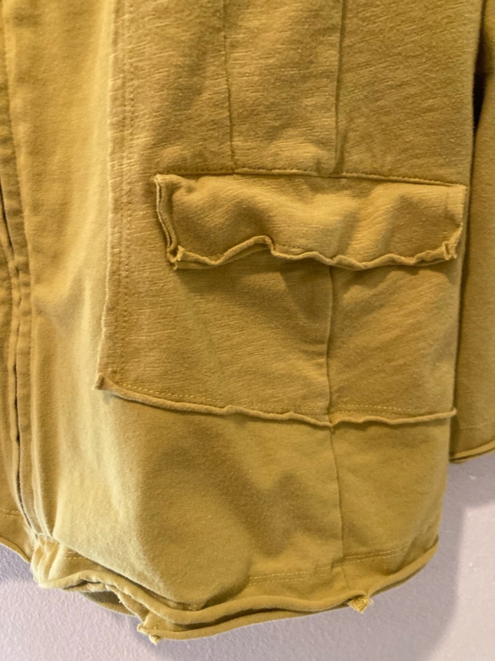 Habitat Woman's Light Olive Zip-Front Jacket - Picture 4 of 8